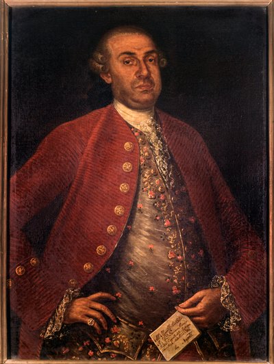 Portrett av Gennaro Manna, italiensk komponist (maleri av Unknown artist