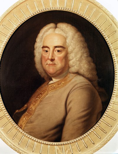 Portrett av George Frederick Handel (Georg Friedrich Handel av Unknown artist