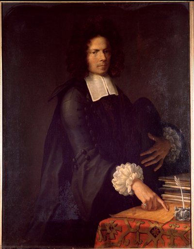 Portrett av Giovanni Paolo Colonna, italiensk komponist og organist (maleri av Unknown artist