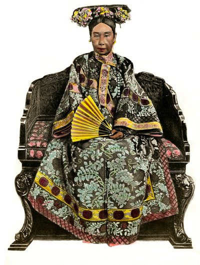 Portrett av Impress of China Tseu Hi (1834 -1908) Cixi (eller Ts