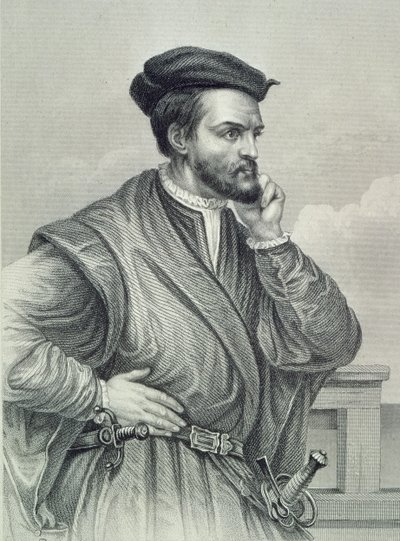 Portrett av Jacques Cartier av Unknown artist