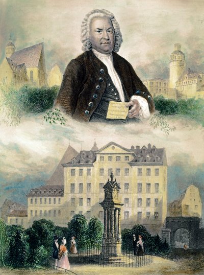 Porträt von Johann Sebastian Bach von Unknown artist