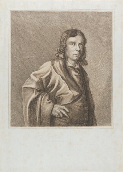 Portrett av John Flaxman av Unknown artist