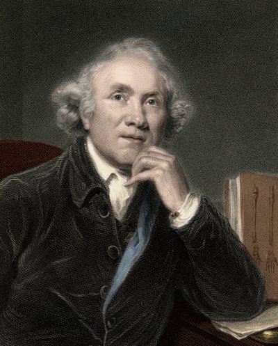 Portrett av John Hunter (1728-1793) skotsk kirurg av Unknown artist