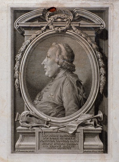 Portrett av Joseph Santarelli (gravering av Unknown artist