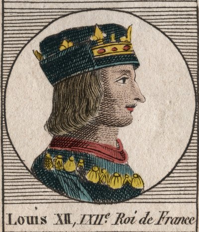 Portrett av kong Ludvig XII av Unknown artist