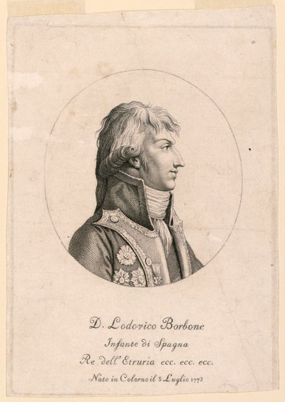 Portrett av Louis Bourbon, Spedbarn av Spania (1773- ) av Unknown artist