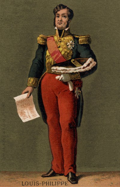 Portrett av Louis Philippe I (1773 - 1850) av Unknown artist