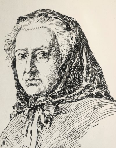 Portrett av Louise Ackermann av Unknown artist