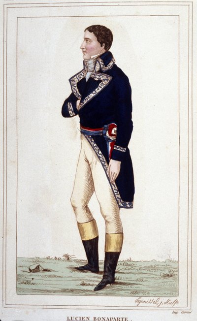 Portrett av Lucien Bonaparte (1775 -1840) gravering av 1830 av Unknown artist