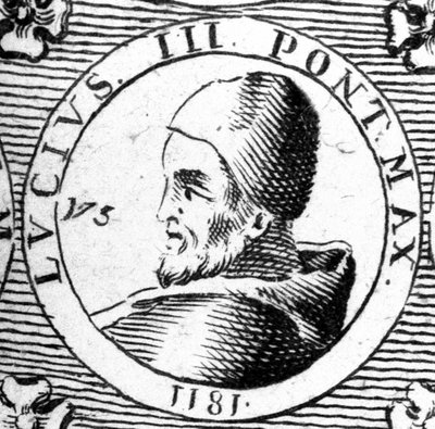 Portrett av Lucius III (? - 1185). av Unknown artist