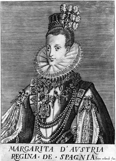 Portrett av Margarita av Østerrike (1480-1530), datter av Maximilian I. av Unknown artist