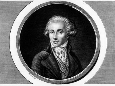 Portrett av Marguerite Elie Guadet, fransk politiker (1758-1794). Gravering i "" Komplett samling av historiske malerier fra den franske revolusjonen, i tre bind.""" 1804. av Unknown artist