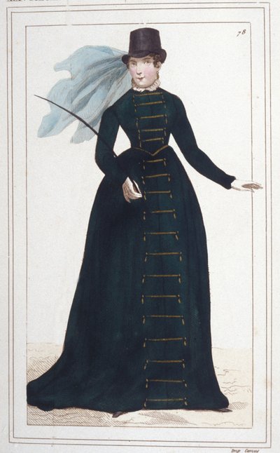 Portrett av Marie-Paulette kalt Pauline Bonaparte (1780-1825), prinsesse Borghese. Gravering fra 1830 av Unknown artist