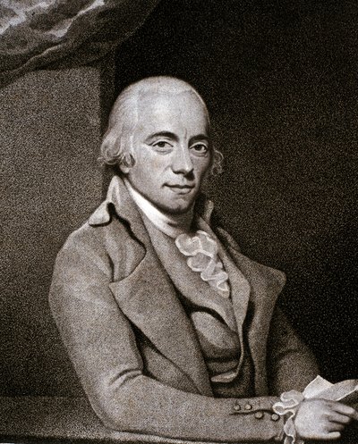 Portrett av Muzio Clementi (etsing) av Unknown artist