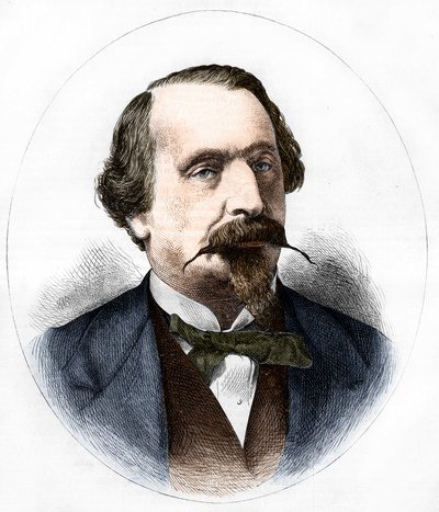 Portrett av Napoleon III (1808-1873), franskmennenes keiser. av Unknown artist