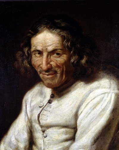 Portrett av Paul Scarron (1610 - 1660), forfatter - olje på lerret, Musee de Tessee, Le Mans av Unknown artist