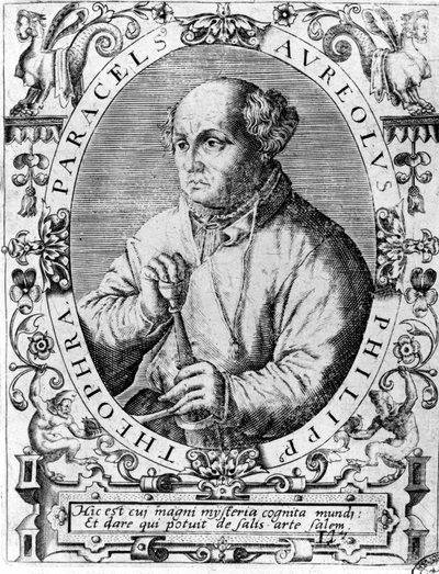 Portrett av Philipp Aureolus Theophrastus Bombast von Hohenheim Paracelsus av Unknown artist