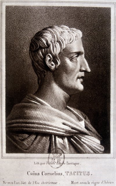 Portrett av Publius Cornelius Tacitus Tacitus, romersk historiker (v.56 -v.120). av Unknown artist