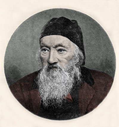 Portrett av Richard Owen (1810-1890), engelsk naturforsker. av Unknown artist