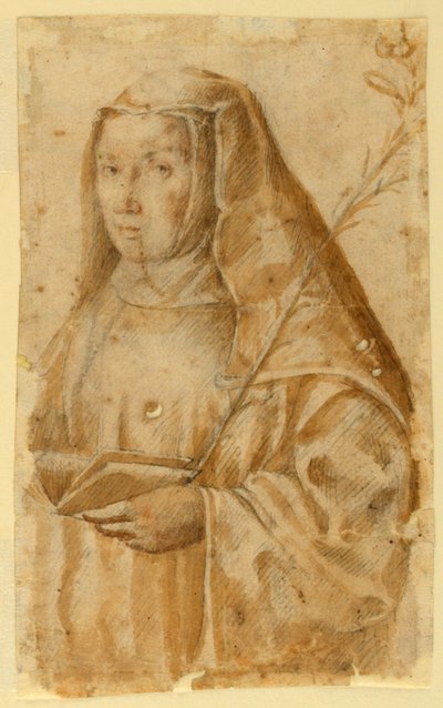Portrett av Saint Catherine av Siena av Unknown artist