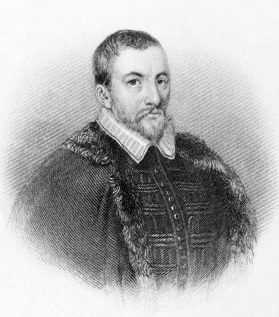 Portrait of Sir Thomas Bodley. English diplomat and scholar (1545 to 1613). av Unknown artist