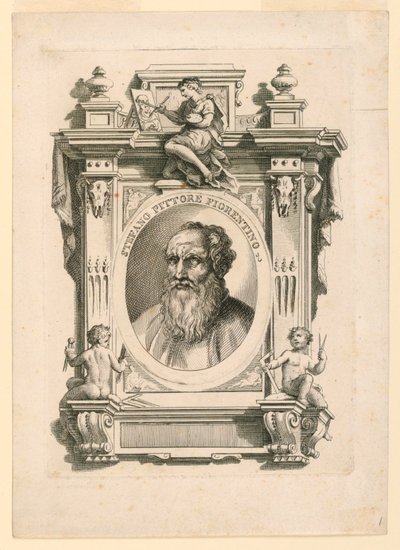 Portrett av Stefano Fiorentino av Unknown artist