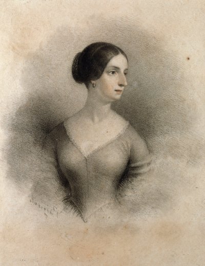 Portrett av Teresa Borri (1799-1861) av Unknown artist