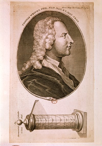 Portrett av Thomas Wright av Unknown artist