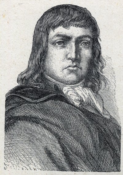 Portrett av Vincent de Tinteniac (ridder) (1764-1795) general Chouan. av Unknown artist
