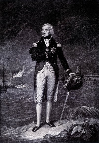 Portrett av Viscount Horatio Nelson (1758 - 1805), britisk admiral. av Unknown artist