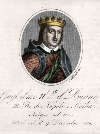 Portrett av William II den gode (William den gode av Unknown artist