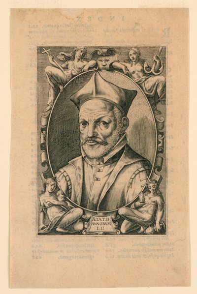 Portrett av en kardinal av Unknown artist