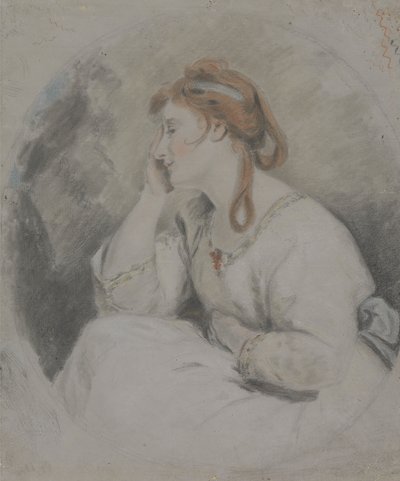 Portrett av en dame av Unknown artist