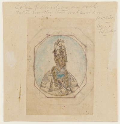 Portrett av en Mughal-hersker av Unknown artist