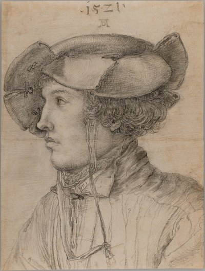 Portrett av en ung mann av Unknown artist