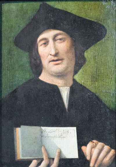 Portrett av en sanger av Unknown artist