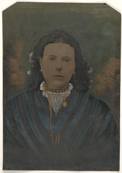 [Portrett av ung kvinne] av Unknown artist