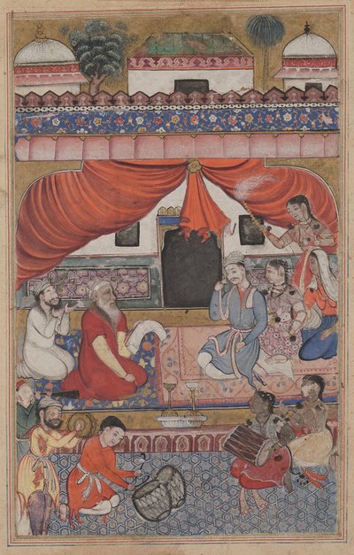 Forberedelse til ekteskapet til Mahmuda med den unge vesiren, fra en Tuti-nama (Fortellinger om en papegøye): Trettitredje natt av Unknown artist