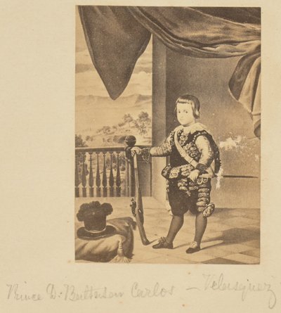 Prins D. Baltasar Carlos Velasquez av Unknown artist