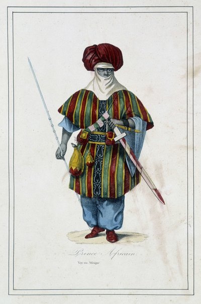 Prince african - i "The different peoples of the earth"" av Father Paul Jonhanneaud, Librairie des Bons livres av Unknown artist