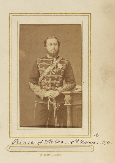 [Prinsen av Wales. 10. husarer] av Unknown artist