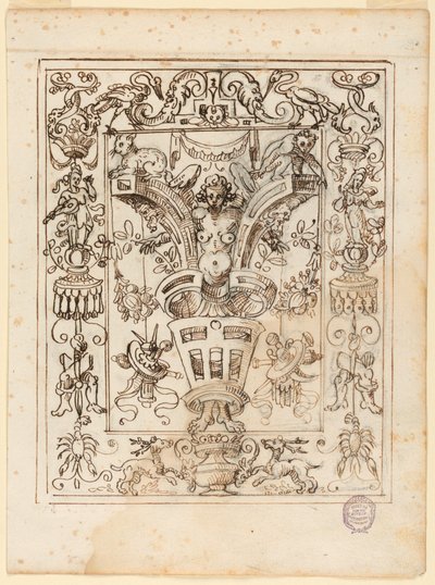 Prosjekt: dekorasjon av et panel av Unknown artist