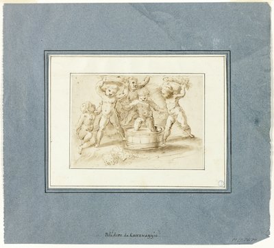 Putti-vinproduksjon av Unknown artist
