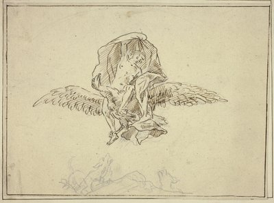 Voldtekten av Ganymedes av Unknown artist