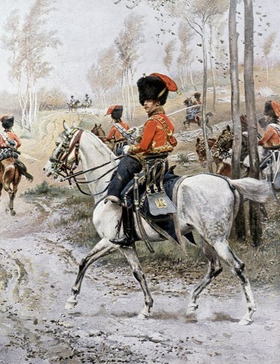 Regiment av hestejegere av Unknown artist