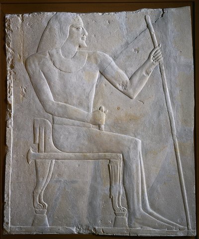 Relieff av Nyankhnesut sittende av Unknown artist