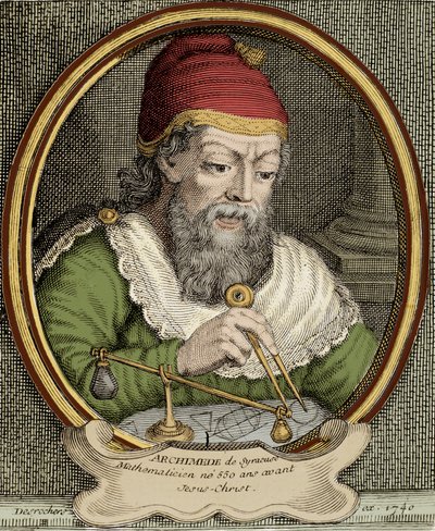 Representasjon av Archimede av Syracuse av Unknown artist