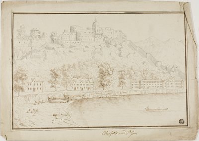 Rhinefelts og Saint Goar av Unknown artist