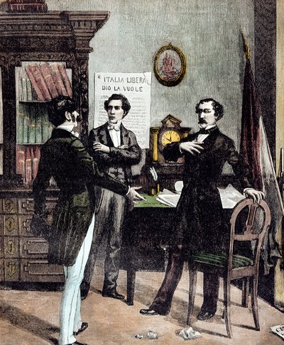 Risorgimento: The Five Days of Milan (Cinque giornate di Milano) (18.–22. mars 1848): dette er en av de første episodene av revolusjonene i 1848 (en del av den første italienske uavhengighetskrigen) som så fremveksten av milaneserne befolkningsopprører mot av Unknown artist